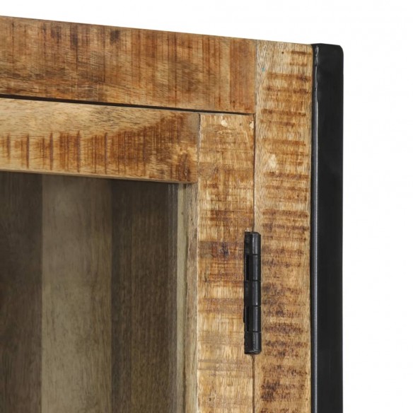 Buffet 100x40x175 cm bois de manguier brut massif