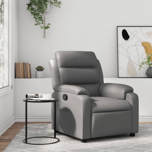 Fauteuil inclinable Gris Similicuir