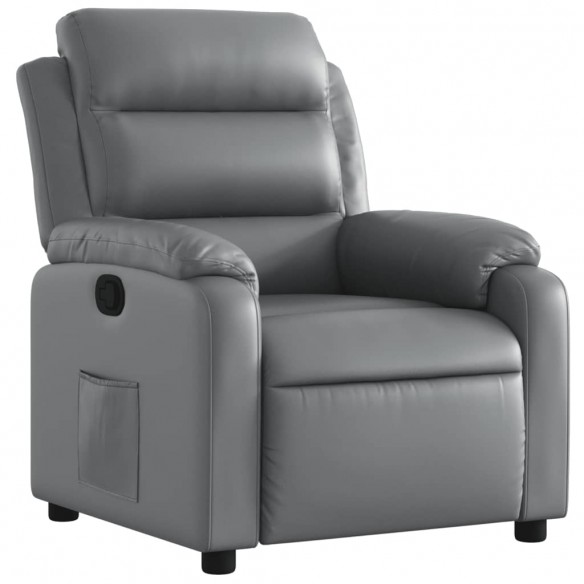 Fauteuil inclinable Gris Similicuir