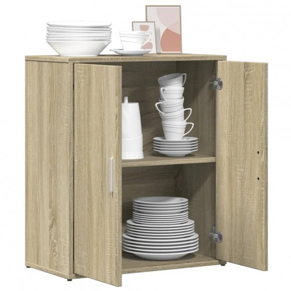 Buffet chêne sonoma 60x31x70 cm bois d'ingénierie