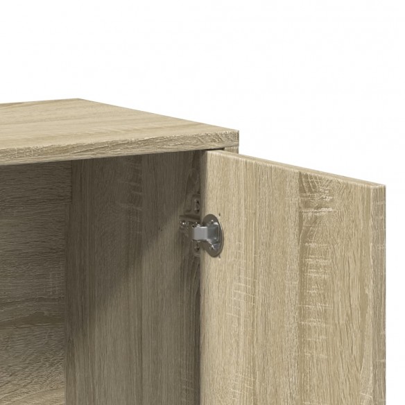 Buffet chêne sonoma 60x31x70 cm bois d'ingénierie