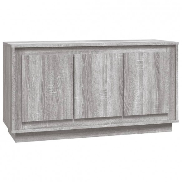 Buffet sonoma gris 102x35x55 cm bois d'ingénierie