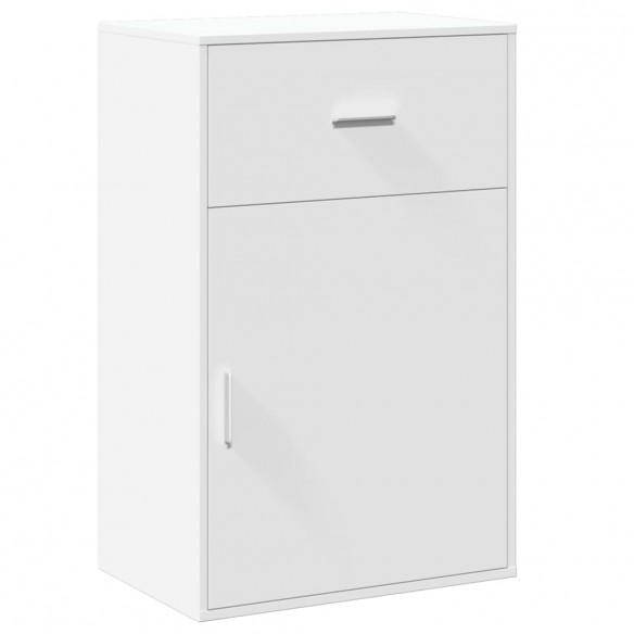 Armoire de rangement blanc 56,5x39x90 cm bois d'ingénierie