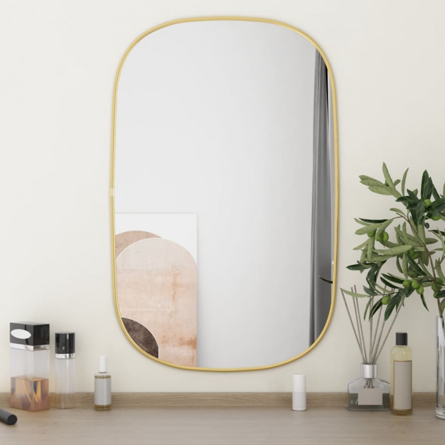 Miroir mural Doré 70x45 cm