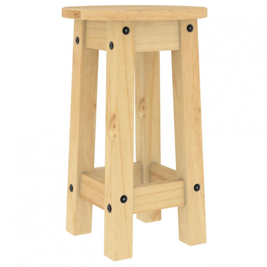 Ensemble de bar 5 pcs Bois de pin massif