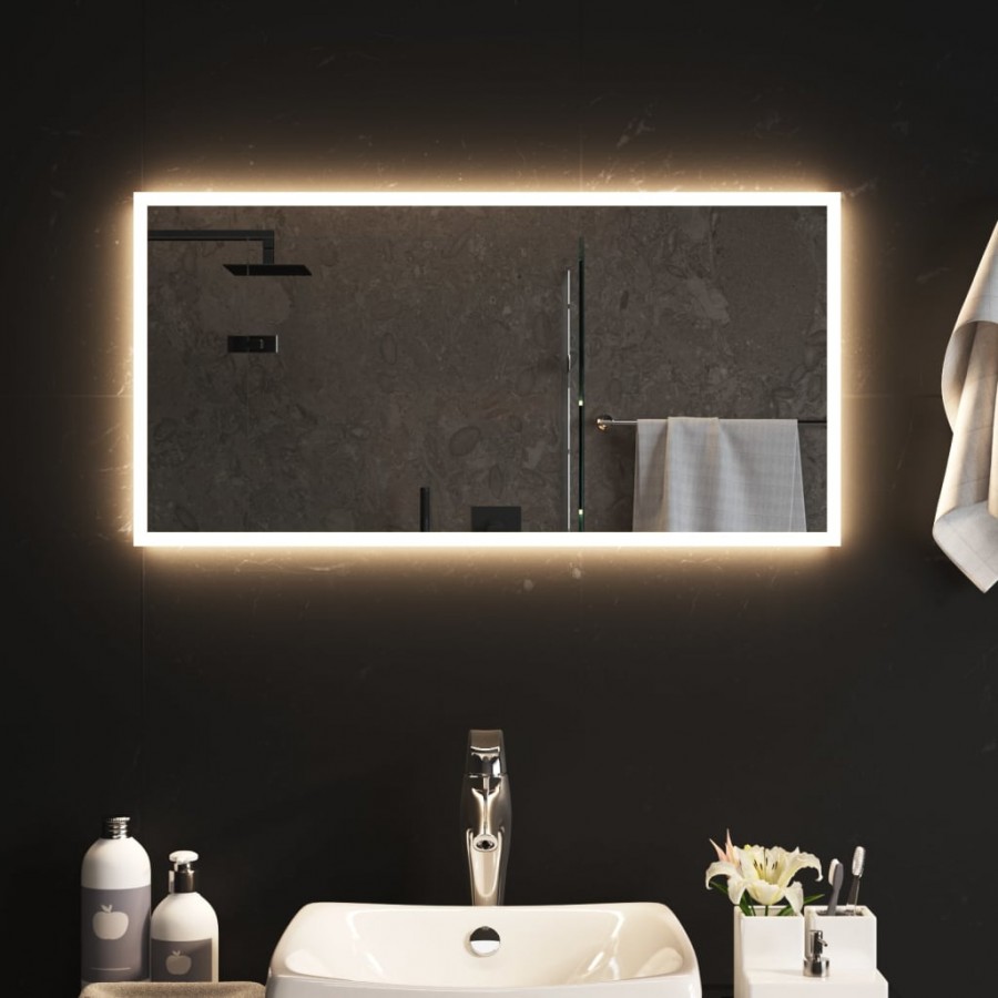 Miroir de salle de bain à LED 80x40 cm