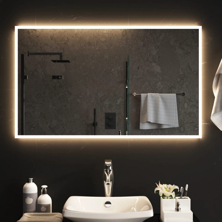 Miroir de salle de bain à LED 60x100 cm