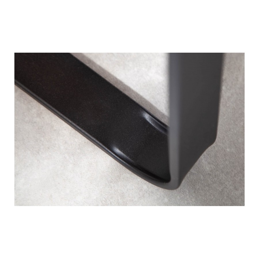 Bureau Asymétrique Industriel en Chêne et Métal