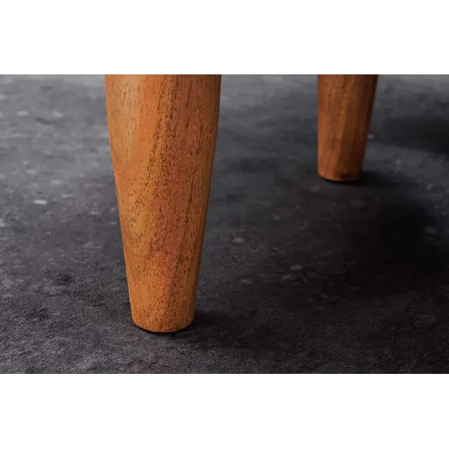 Meuble TV en bois massif d’acacia 145 cm – Finition miel rétro avec poignées dorées Meuble TV en bois massif d’acacia 145 cm – Finition miel rétro avec poignées dorées