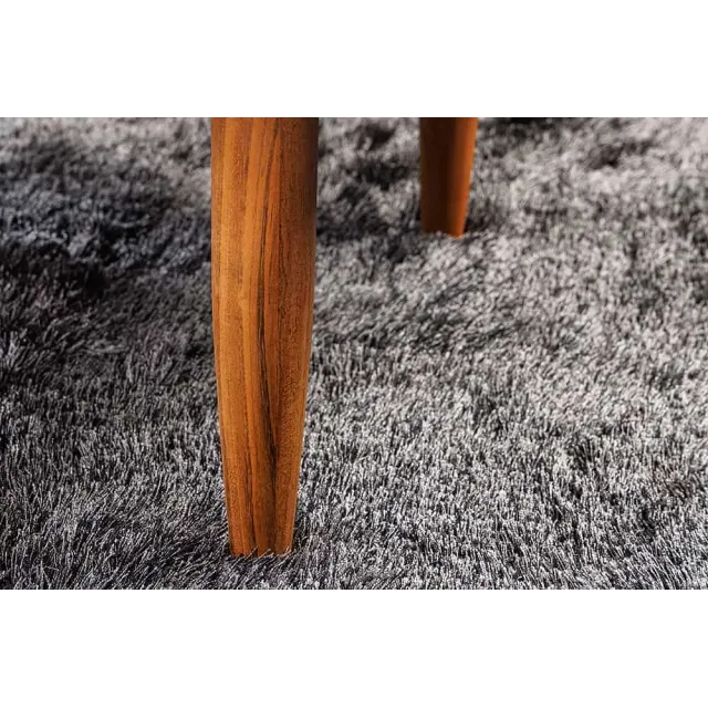 Console en bois massif d'acacia 105 cm – Finition miel rétro avec tiroirs et poignées dorées