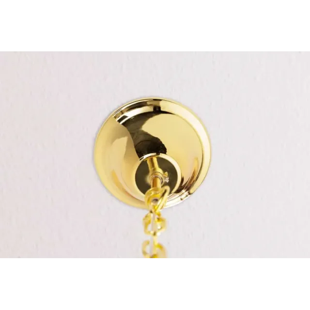 Lustre extravagant ROYAL XL 70cm – Suspension dorée en métal avec chaînes fines