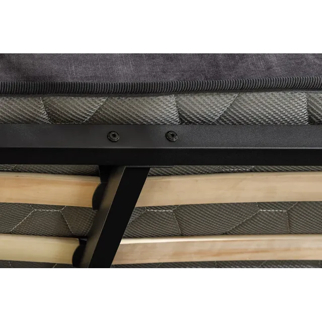 Boxbett PARIS 180x200cm – Lit double Chesterfield en velours gris avec coffre de rangement, matelas et topper inclus Boxbett PARIS 180x200cm – Lit double Chesterfield en velours gris avec coffre de rangement, matelas et topper inclus