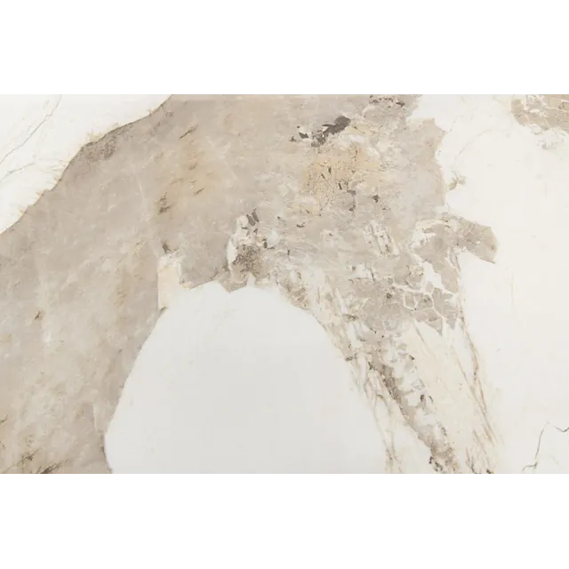 Table ovale en céramique blanche 200 cm – Design marbre & pied colonne en chêne Table ovale en céramique blanche 200 cm – Design marbre & pied colonne en chêne