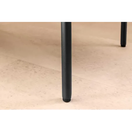 Banquette coffre moderne LOFT – 100 cm – Tissu bouclé blanc & structure métal noir | Assise confortable avec rangement intégré