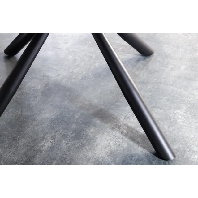 Fauteuil pivotant BIG GEORGE – Style rétro en bouclé blanc avec assise à ressorts Bonell et pieds métal noir