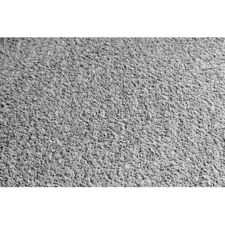 Canapé 3 places ART DÉCO 200 cm gris en tissu bouclé – Sofa moderne avec coussins et pieds noirs