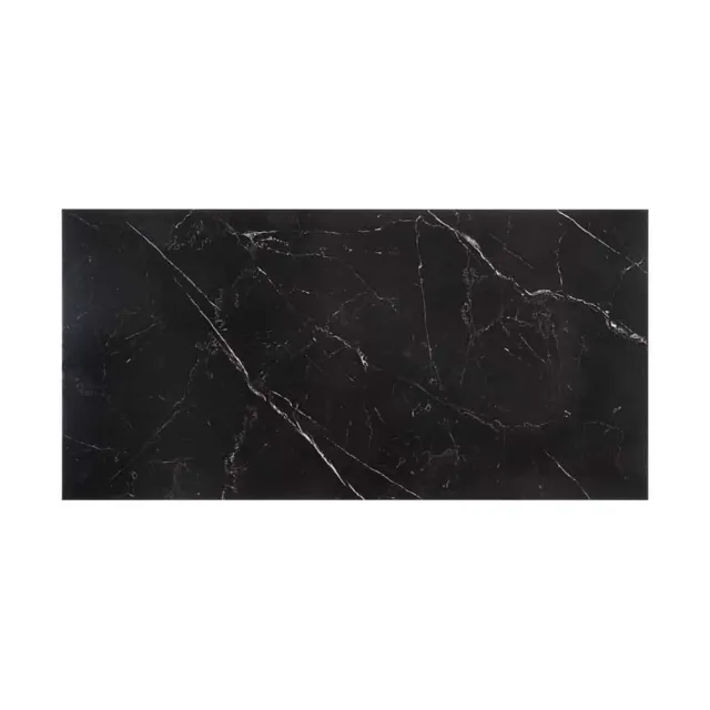 Table à manger design baroque moderne 180 cm – Céramique noir anthracite & pieds chromés Table à manger design baroque moderne 180 cm – Céramique noir anthracite & pieds chromés