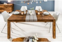 Table de salle à manger extensible 160-240 cm  en bois massif