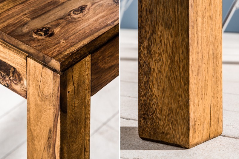 Table de salle à manger extensible 160-240 cm  en bois massif