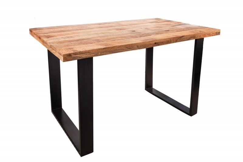 Table à manger de 120cm en bois massif coloris naturel Table à manger de 120cm en bois massif coloris naturel