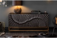 Bahut de 177 cm design scorpion coloris noir