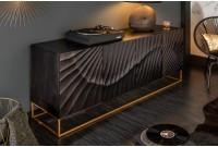 Bahut de 177 cm design scorpion coloris noir