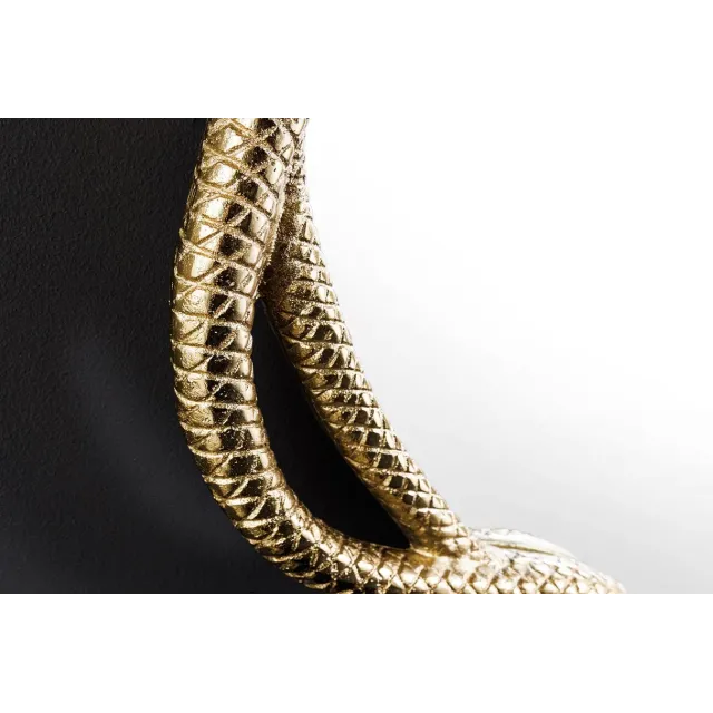 Miroir mural SNAKE XL 85 cm – Design serpent doré en métal sculpté, style luxueux et original Miroir mural SNAKE XL 85 cm – Design serpent doré en métal sculpté, style luxueux et original