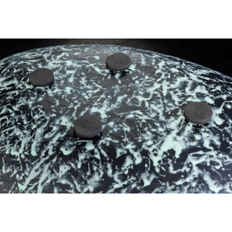 Set de 2 coupelles décoratives ORIENT – Métal doré 45 cm & 36 cm, finition martelée avec patine, fabrication artisanale