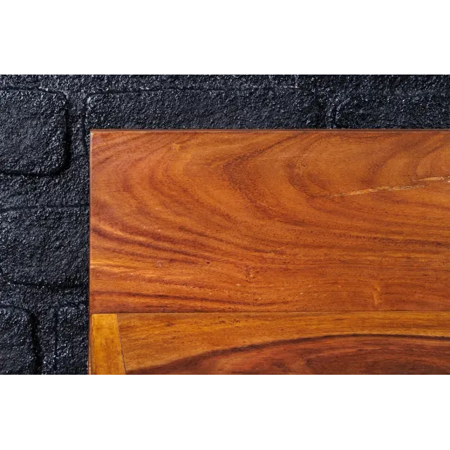 Étagère murale MAKASSAR 140 cm – Bois massif de sheesham, finition stone naturelle, fabrication artisanale Étagère murale MAKASSAR 140 cm – Bois massif de sheesham, finition stone naturelle, fabrication artisanale