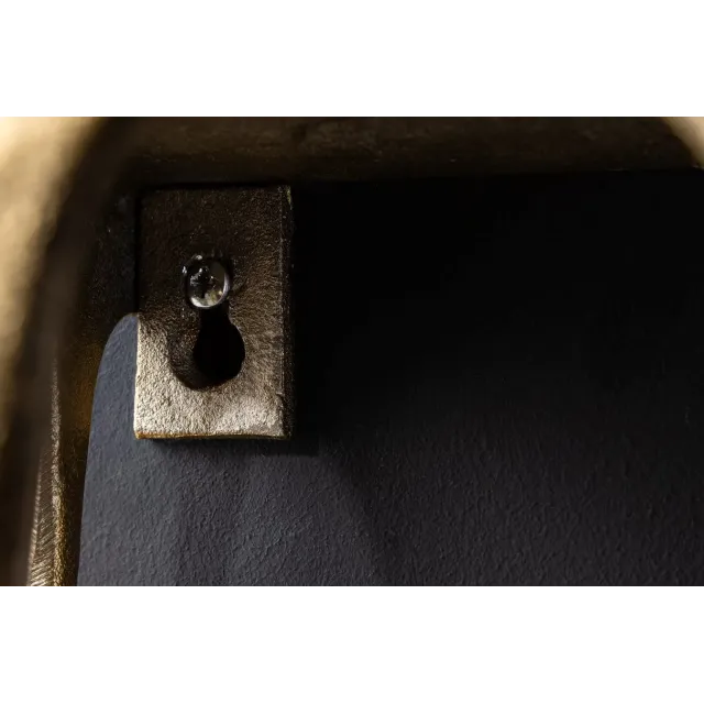 Étagère murale LIQUID LINE 60 cm – Métal doré antique, design sculptural façon goutte, fabrication artisanale Étagère murale LIQUID LINE 60 cm – Métal doré antique, design sculptural façon goutte, fabrication artisanale