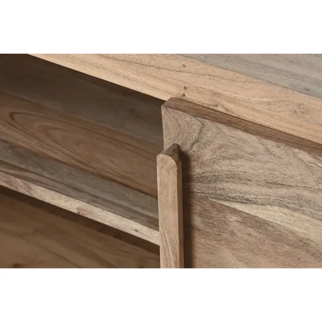 Meuble TV en bois d’Acacia – 160 cm – Marron Clair Meuble TV en bois d’Acacia – 160 cm – Marron Clair