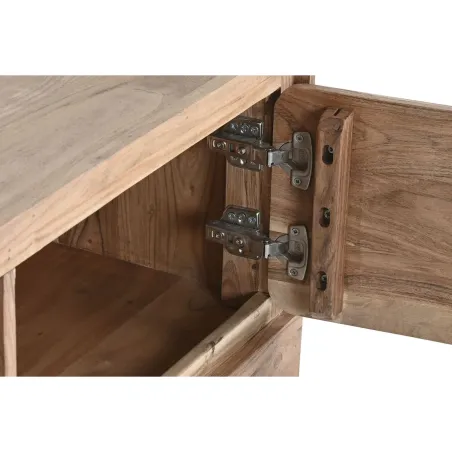 Meuble TV en bois d’Acacia – 160 cm – Marron Clair