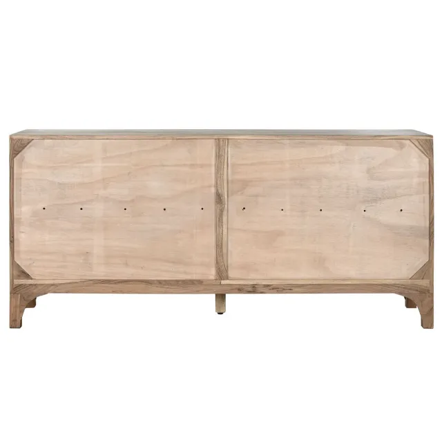 Buffet en bois d’Acacia – 175 cm – Marron Clair - elsines.com Buffet en bois d’Acacia – 175 cm – Marron Clair - elsines.com
