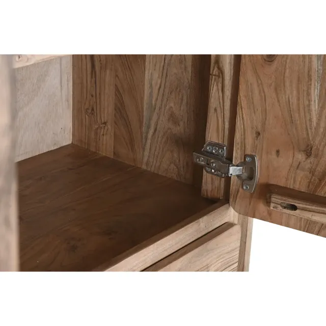 Buffet haut en bois d’Acacia – 160 cm – Marron Clair - elsines.com Buffet haut en bois d’Acacia – 160 cm – Marron Clair - elsines.com