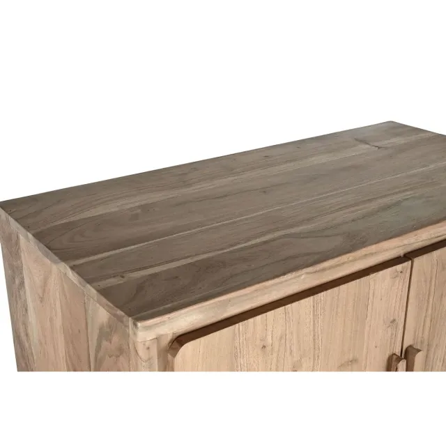 Buffet haut en bois d’Acacia – 160 cm – Marron Clair - elsines.com Buffet haut en bois d’Acacia – 160 cm – Marron Clair - elsines.com