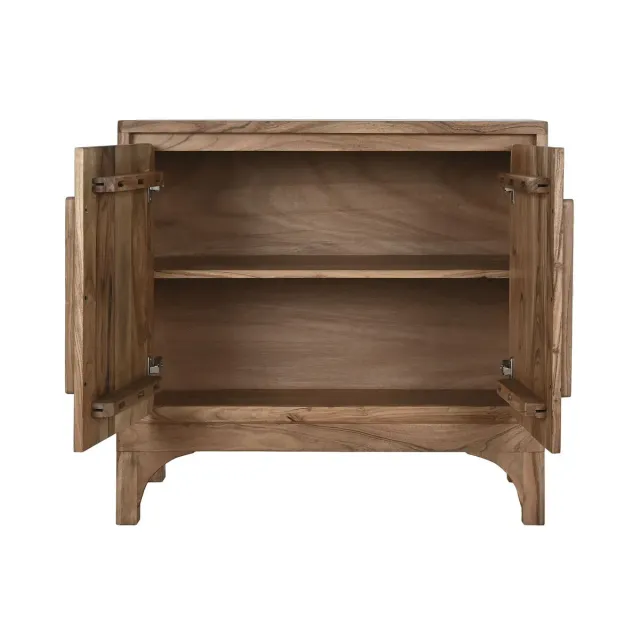 Buffet Harmonia en bois d’Acacia – 85 cm – Marron Clair - elsines.com Buffet Harmonia en bois d’Acacia – 85 cm – Marron Clair - elsines.com