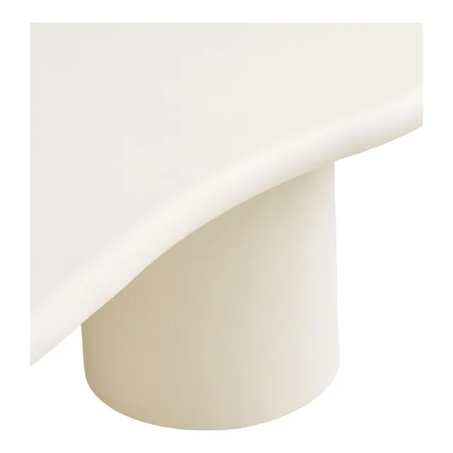 Table basse rectangulaire – Effet ciment écru/ Elsines