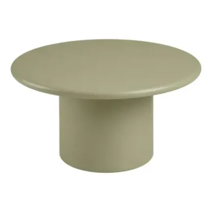 Table basse ronde – MDF vert/ Elsines