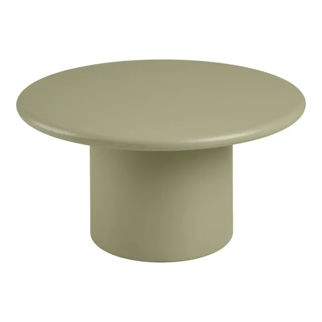 Table basse ronde – MDF vert/ Elsines