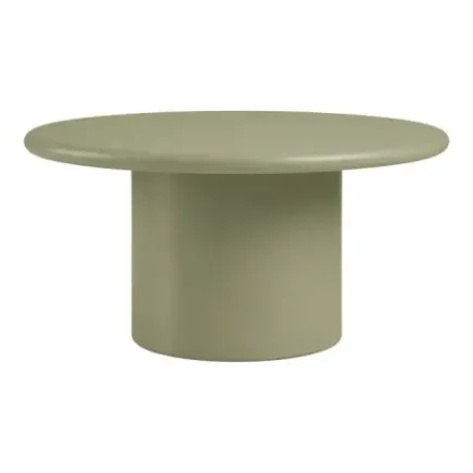 Table basse ronde – MDF vert/ Elsines 2