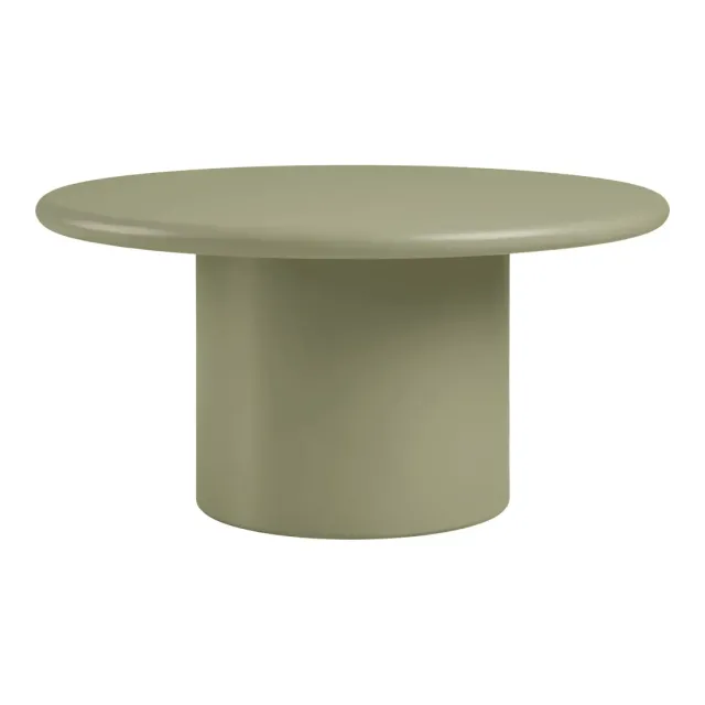 Table basse ronde – MDF vert/ Elsines
