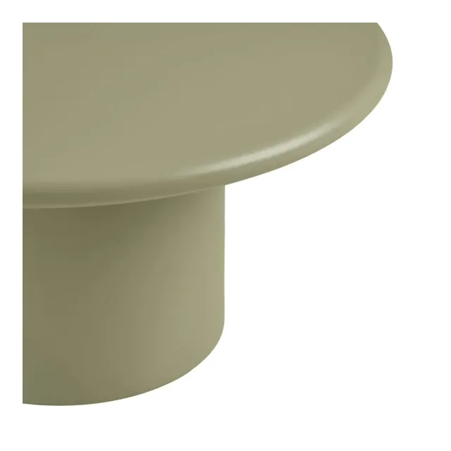 Table basse ronde – MDF vert/ Elsines