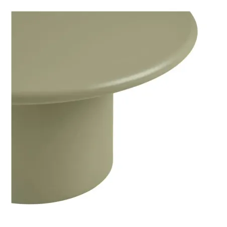 Table basse ronde – MDF vert/ Elsines