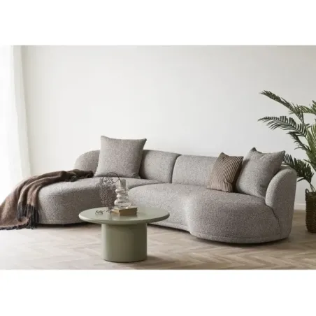 Table basse ronde – MDF vert/ Elsines