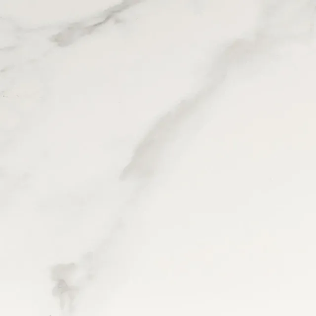 Table basse Ø60 cm en céramique et frêne blanc & brun foncé/ Elsines