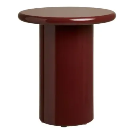 Table d’appoint coloris bordeaux – Ø 45 x 50 cm/ Elsines 2