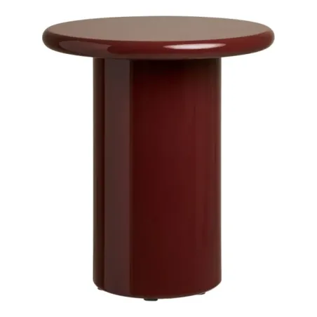 Table d’appoint coloris bordeaux – Ø 45 x 50 cm/ Elsines