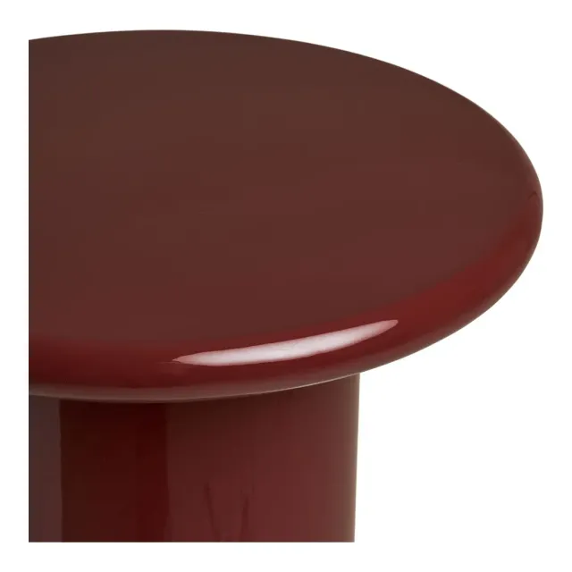 Table d’appoint coloris bordeaux – Ø 45 x 50 cm/ Elsines