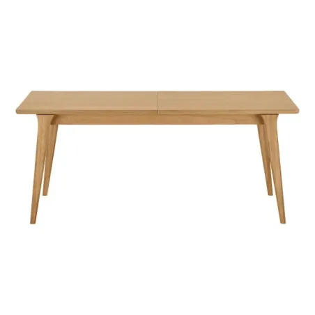 Table à manger extensible en placage chêne naturel – 180-230/ Elsines