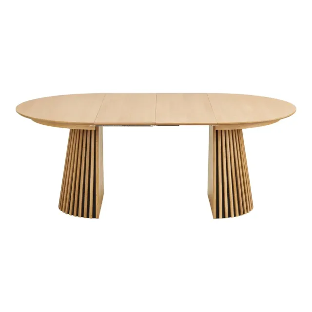 Table Ronde Extensible Osaka Ø120 à 200 cm - Chêne Naturel FSC® | Elsines